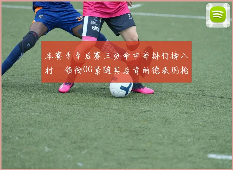本赛季季后赛三分命中率排行榜八村塁领衔OG紧随其后肯纳德表现抢眼